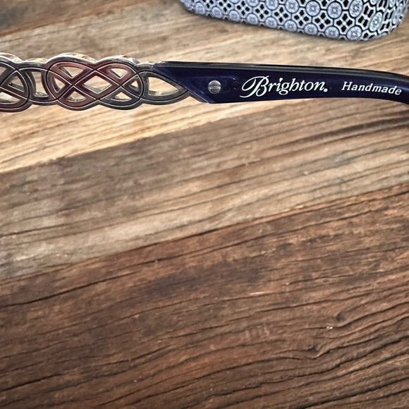 Brighton 💙 Navy Interlok Braid Sunglasses - NWOT - Picture 5 of 7